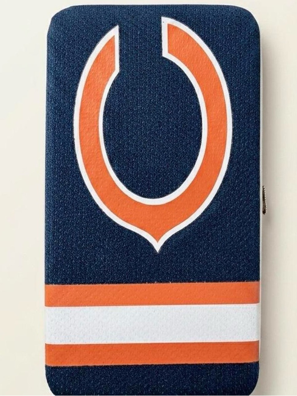 Chicago Bears NFL Pro-FANity Wallet Clutch Navy Orange Like New